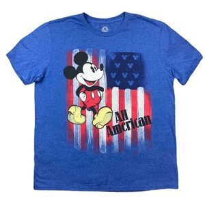 Disney store Mickey Mouse blue all American t-shirt